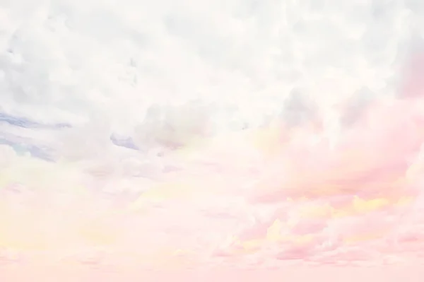 Clouds Watercolor Tint Pink Clouds Gradient Background Sky Atmosphere Air — Stock Photo, Image