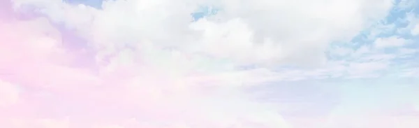 Clouds Watercolor Tint Pink Clouds Gradient Background Sky Atmosphere Air — Stock Photo, Image