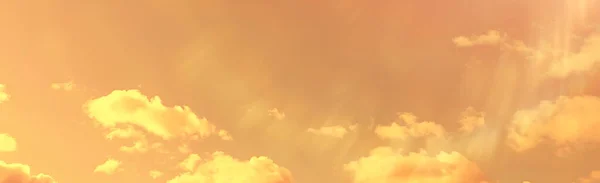 Arancio Cielo Tramonto Nuvole Sfondo Astratto Caldo Sfondo Estate Cielo — Foto Stock