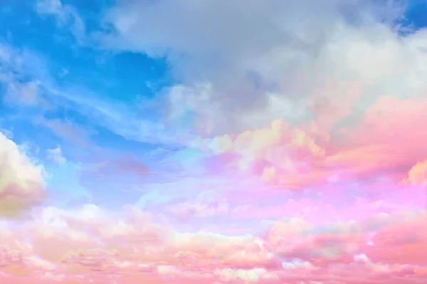 Clouds Watercolor Tint Pink Clouds Gradient Background Sky Atmosphere Air — Stock Photo, Image