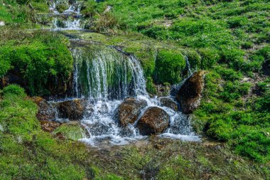 Manzara nehir taşkınları Deshielos su