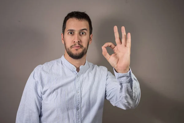 Άνθρωπος Έγκριση Χειρονομία Χέρια — Φωτογραφία Αρχείου