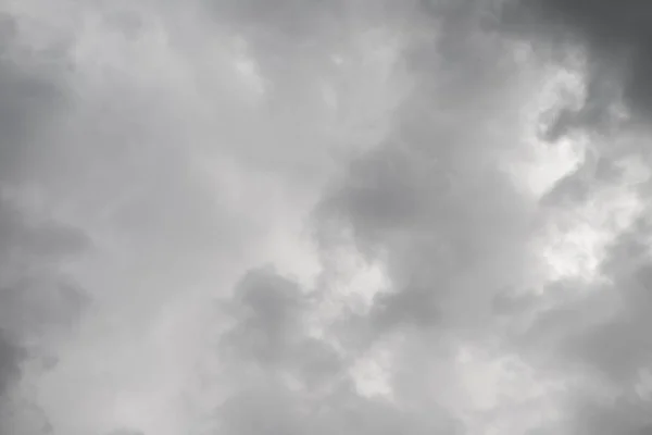 Blanco Negro Del Cielo Las Nubes Fondo — Foto de Stock