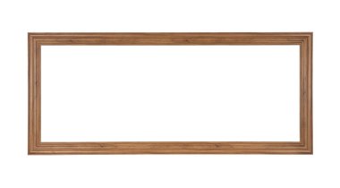 Klasik çerçeve beyaz arka plan üzerinde boş izole.