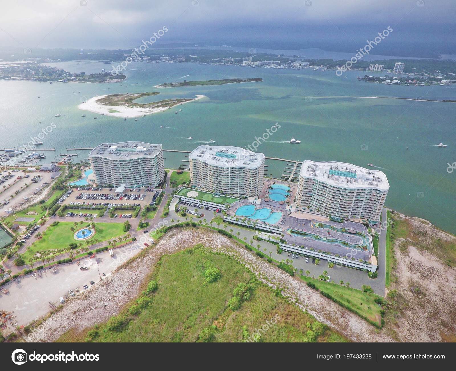 Aerial View Orange Beach Alabama Stock Photo by ©gtd7 197433238