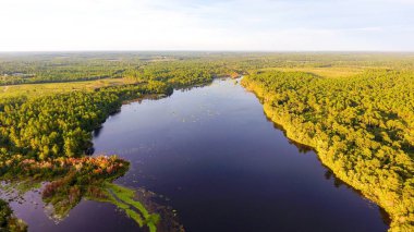 Big Creek göl Semmes, Alabama havadan görünümü 