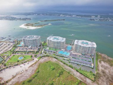 Alabama, Orange Beach 'in hava manzarası 
