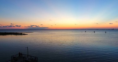 Daphne, Alabama cep Koyu'ndaki günbatımı 