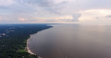 Daphne, Alabama cep Koyu'ndaki günbatımı 
