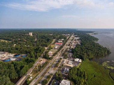 Daphne, Alabama havadan görünümü mobil Koyu'nun Doğu kıyısında 