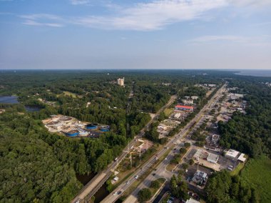 Daphne, Alabama havadan görünümü mobil Koyu'nun Doğu kıyısında 
