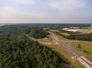Daphne, Alabama havadan görünümü mobil Koyu'nun Doğu kıyısında 
