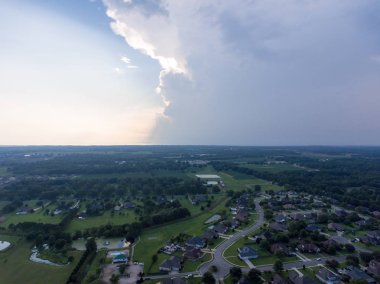 Daphne, Alabama havadan görünümü mobil Koyu'nun Doğu kıyısında 