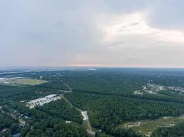 Daphne, Alabama havadan görünümü mobil Koyu'nun Doğu kıyısında 