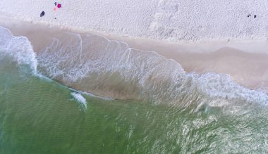 Orange Beach Alabama Gulf Coast üzerinde havadan görünümü 