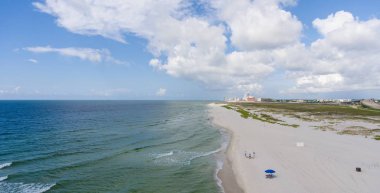 Orange Beach Alabama Gulf Coast üzerinde havadan görünümü 