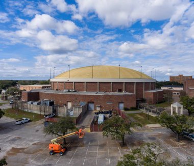 Mobile, Alabama Ocak 2019 yılında şehrin havadan görünümü