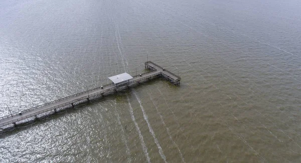 Veduta Aerea Del Fairhope Municipal Pier Mobile Bay Alabama — Foto Stock