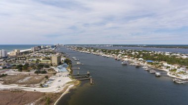 Ono Adası, Alabama ve Perdido anahtar, Florida havadan görünümü 