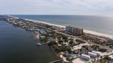 Ono Adası, Alabama ve Perdido anahtar, Florida havadan görünümü 