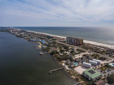Ono Adası, Alabama ve Perdido anahtar, Florida havadan görünümü 