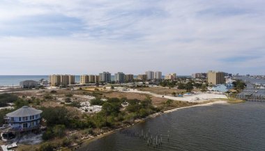 Ono Adası, Alabama ve Perdido anahtar, Florida havadan görünümü 