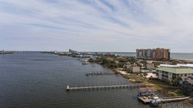 Ono Adası, Alabama ve Perdido anahtar, Florida havadan görünümü 