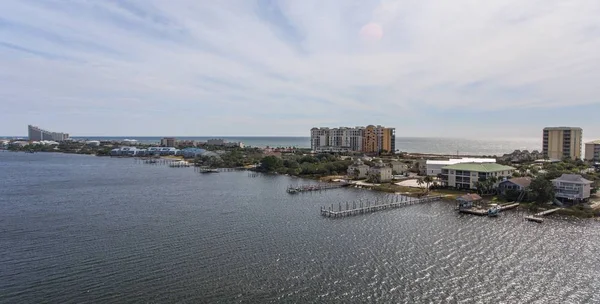 Vista Aerea Ono Island Alabama Perdido Key Florida — Foto Stock