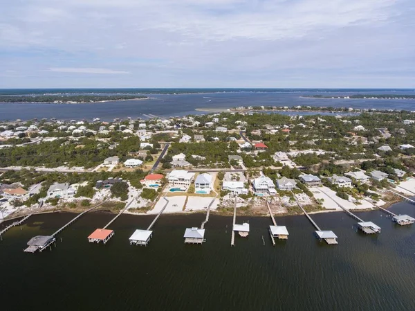 Luftaufnahme Der Insel Ono Alabama Und Perdido Key Florida — Stockfoto