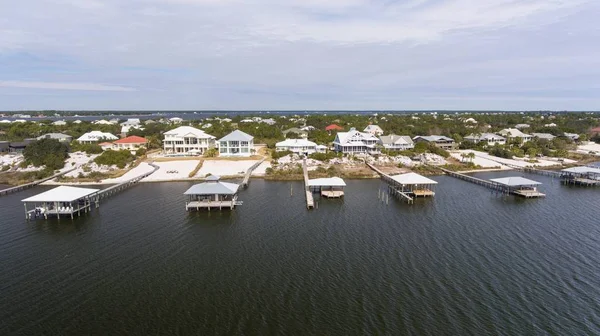 Letecký Pohled Ono Ostrov Alabama Perdido Key Floridě — Stock fotografie