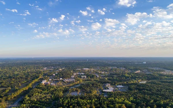 Veduta Aerea Dell Università Dell Alabama Meridionale Del Centro Mobile — Foto Stock