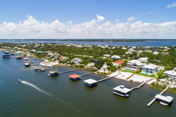 Luchtfoto Van Stranden Van Alabama Florida Gulf Coast — Stockfoto