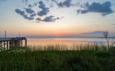 Daphne, Alabama mobil Bay yaz günbatımı 