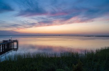 Daphne, Alabama mobil Bay yaz günbatımı 