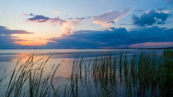 Alabama Gulf Coast Sunset Eastern Shore Mobile Bay — Stock Photo, Image