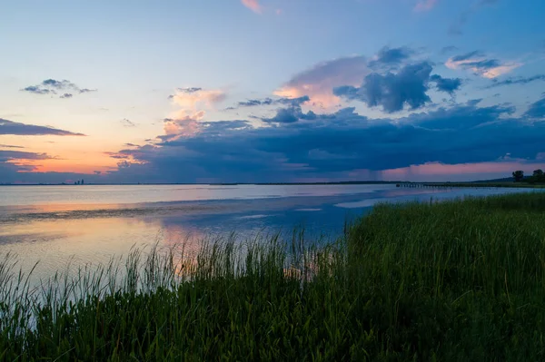 Alabama Gulf Coast Sunset Eastern Shore Mobile Bay — Stock Photo, Image