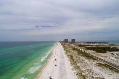 Pensacola, Florida Plajı Haziran 2020