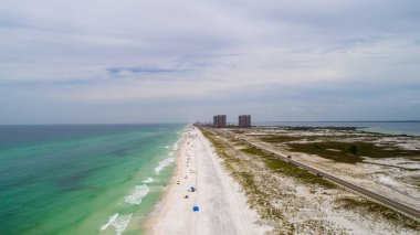 Pensacola, Florida Plajı Haziran 2020
