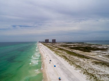 Pensacola, Florida Plajı Haziran 2020