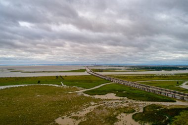 Sally Kasırgası 'ndan sonra Mobile Körfezi' nin doğu kıyısında. 