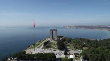 Çanakkale Şehitler Anıtı, dron tarafından hava atış