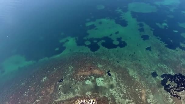 Luftaufnahme Des Meeres Unter Wasser — Stockvideo
