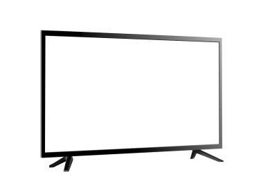 tv ekranı boş izole üzerinde beyaz vektör