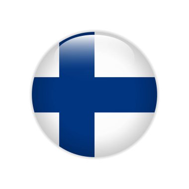 Finlandiya bayrak düğmesini
