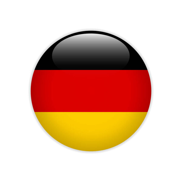 Germany flag on button