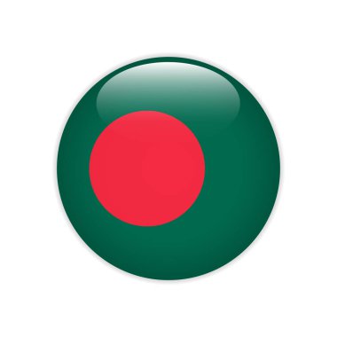 Bangladeş bayrağı düğmesini
