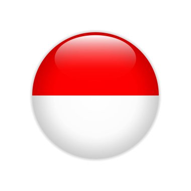 Endonezya bayrağı düğmesini