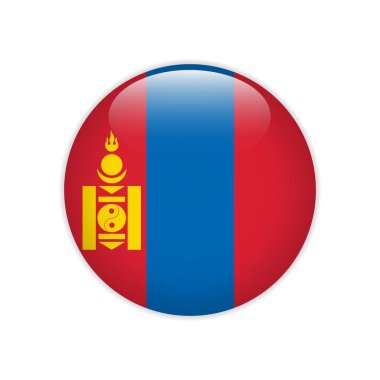 Moğolistan bayrağı düğmesini