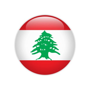 Lübnan bayrağı düğmesini