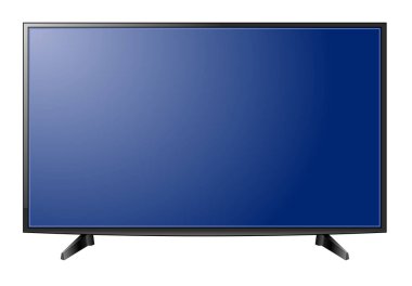 TV ekran düz led lcd vektör çizim vektör